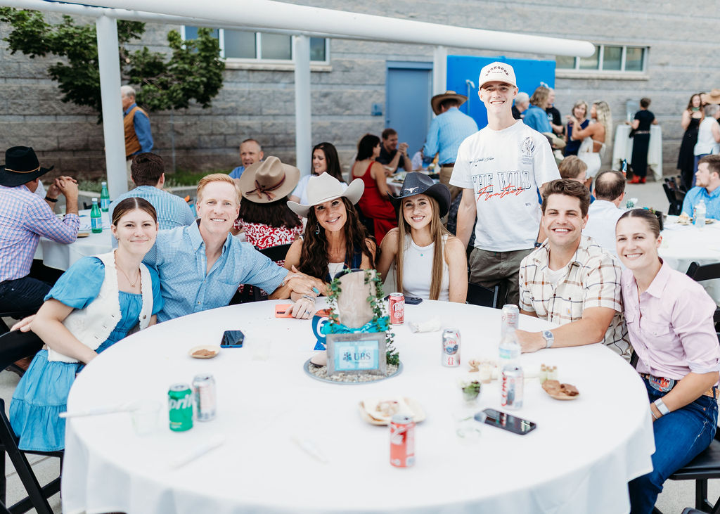 Image of 2026 sponsor table Shalom on the Range